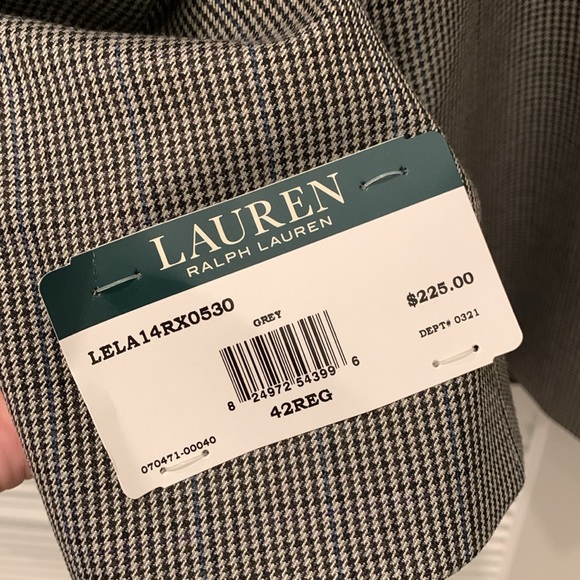 NWT Men’s Lauren Ralph Lauren Blazer, size 42 regular - Picture 10 of 10